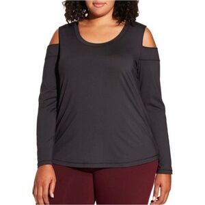 Calia Cold Shoulder Long Sleeve Top